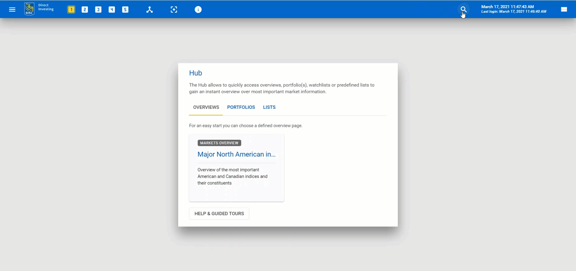 Searching for index fund using magnifying glass in the title bar.